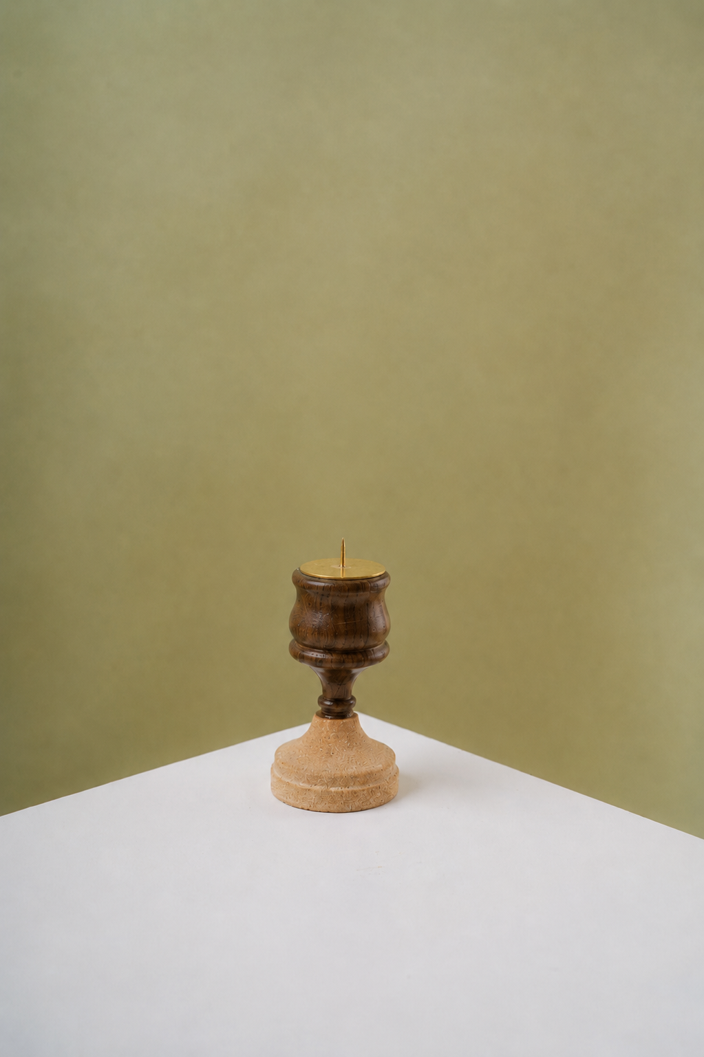 Sandstone Candle Stand Small