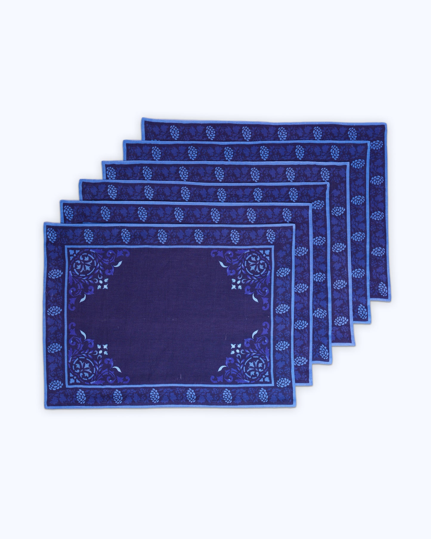 Table mats inspired by wall murals (set of 6)