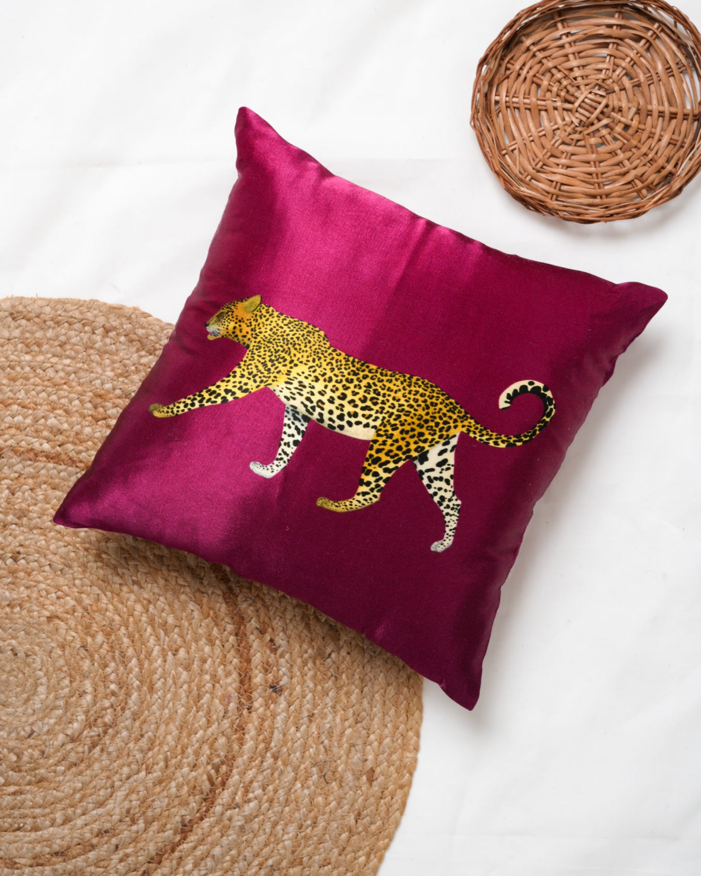 Ombre Leopard cushion cover