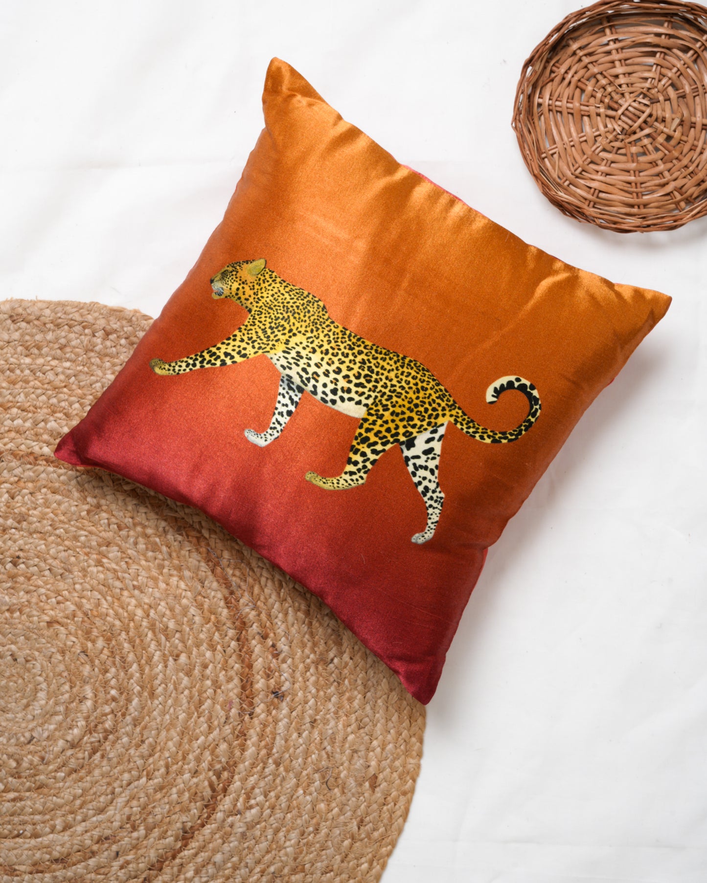 Ombre Leopard cushion cover