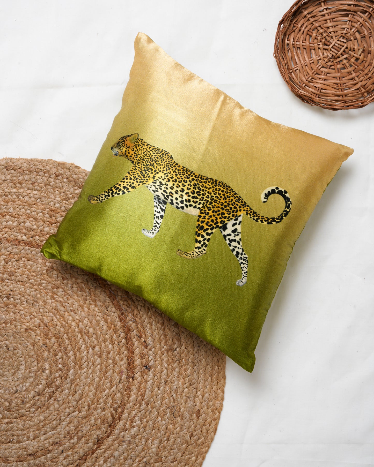 Ombre Leopard cushion cover