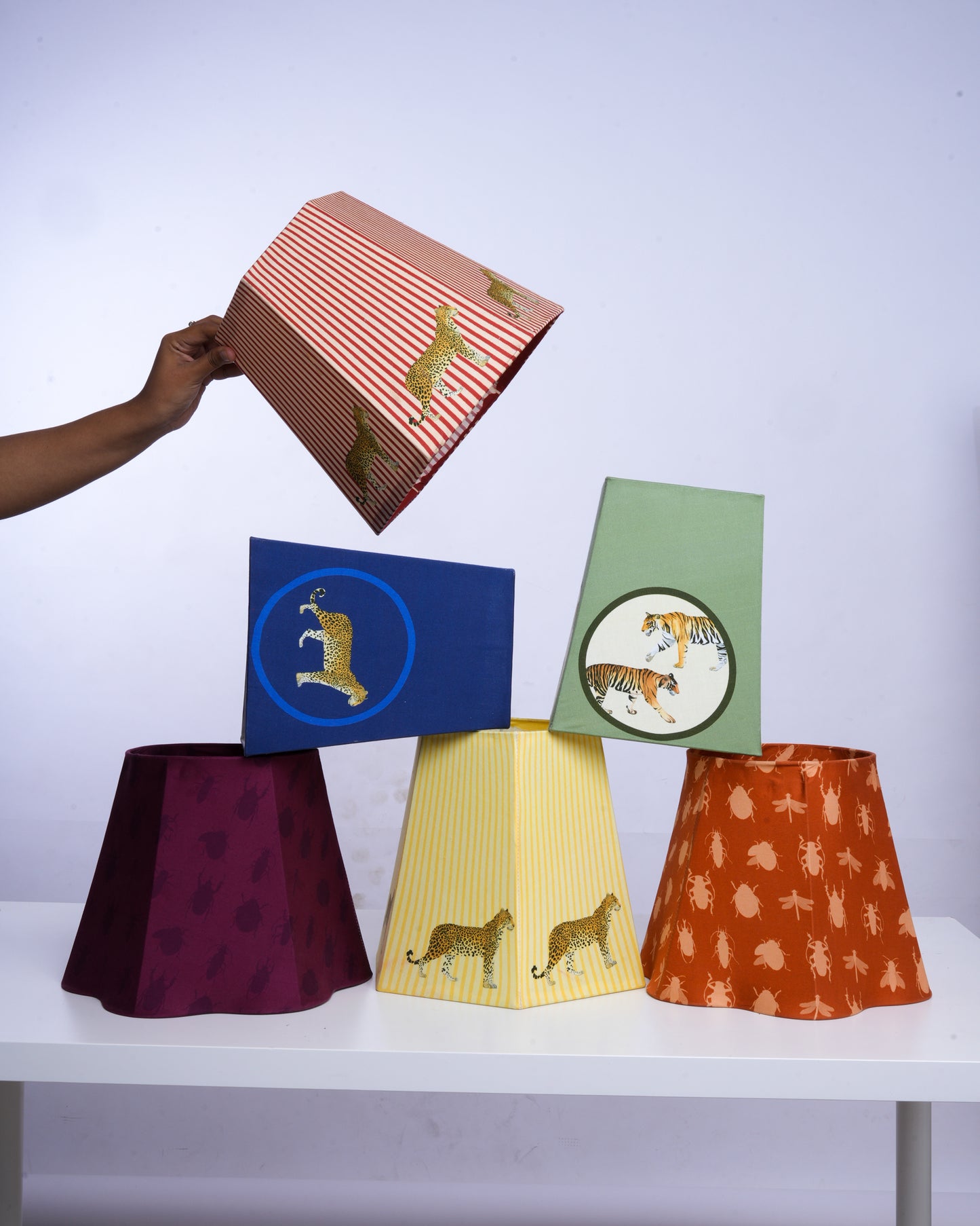 Square lamp shade