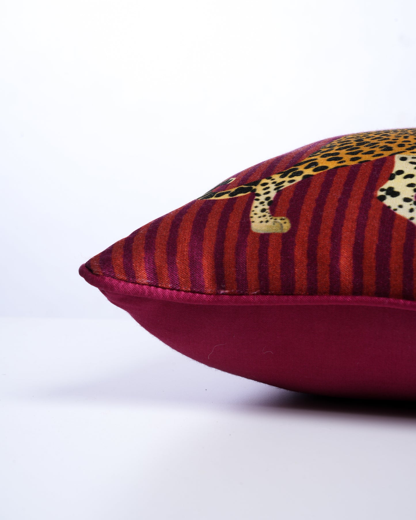 Striped Leopard cushion cover