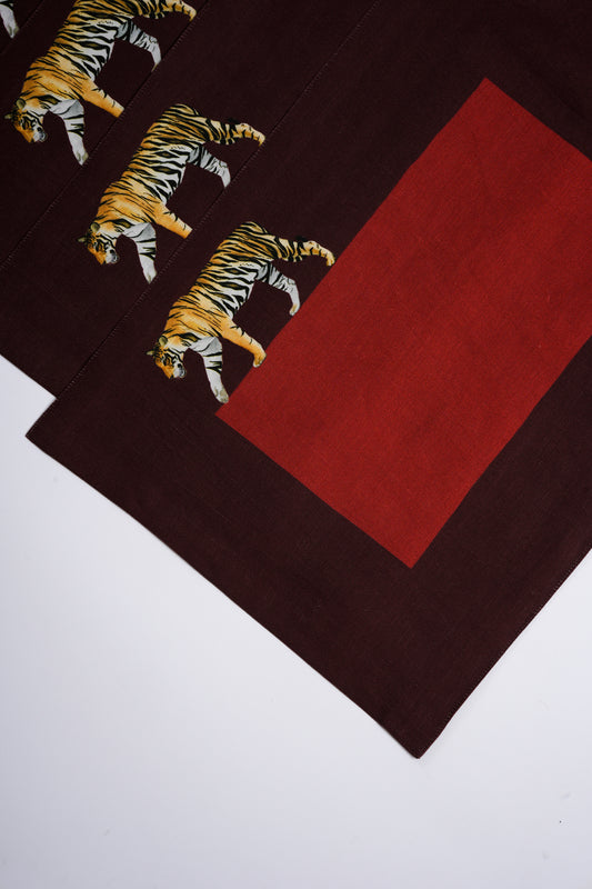 Colour block table mats (set of 6)