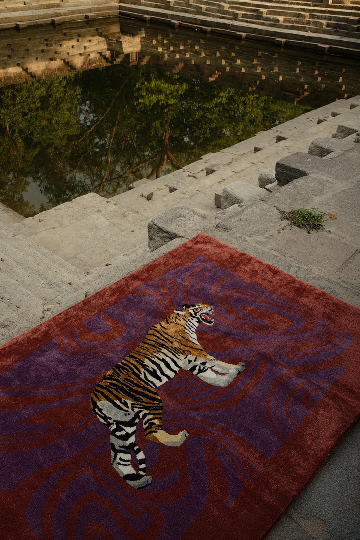 Hand Tufted Tiger Rug