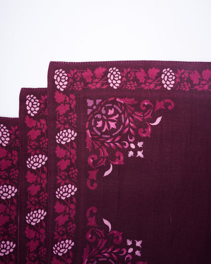 Table mats inspired by wall murals (set of 6)