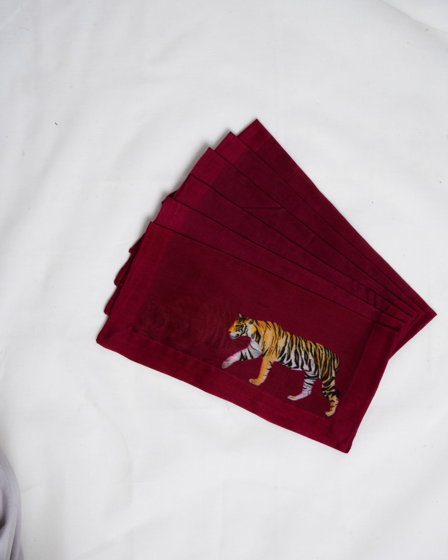 Tiger cocktail napkins (set of 6)