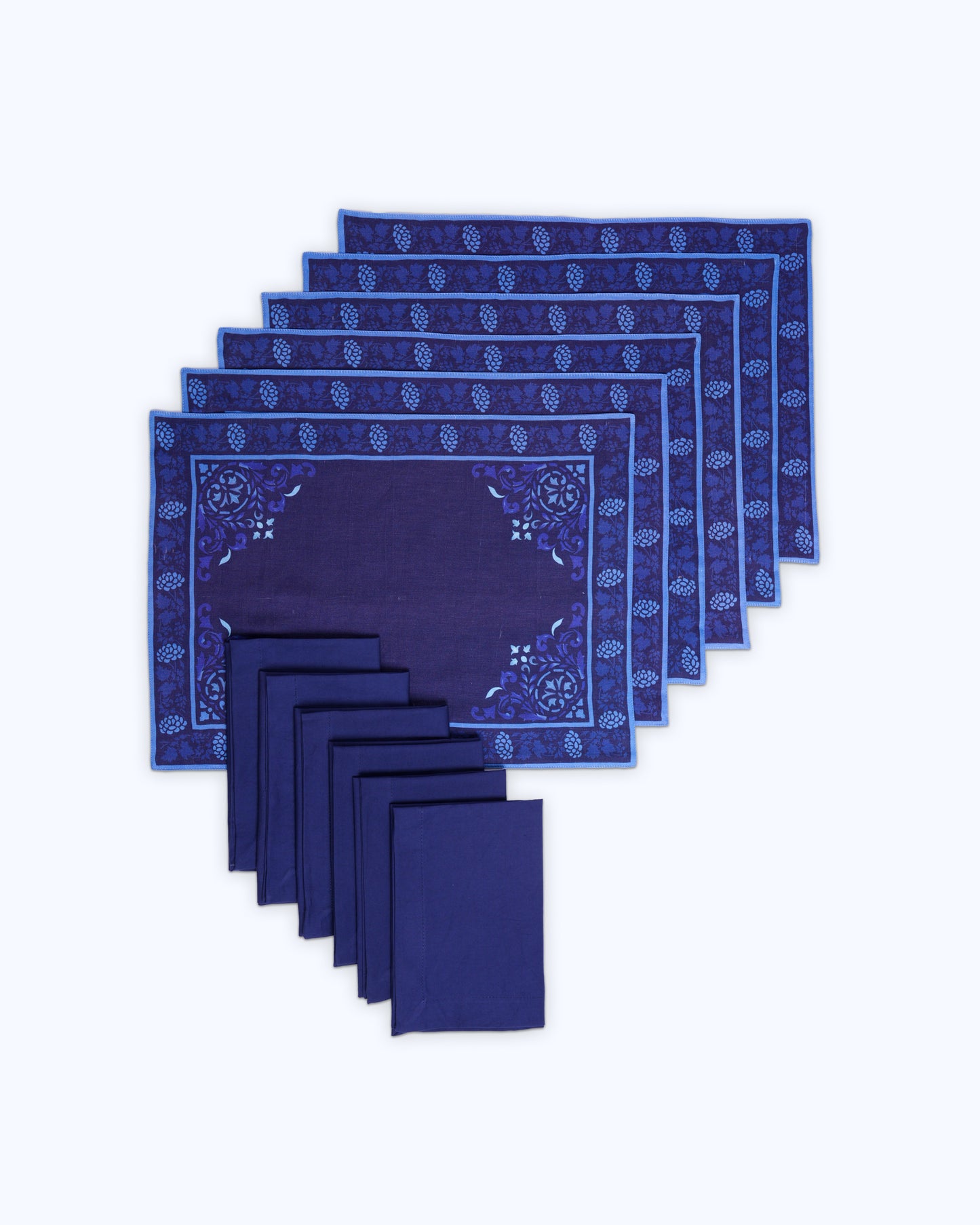 Table mats inspired by wall murals (set of 6)