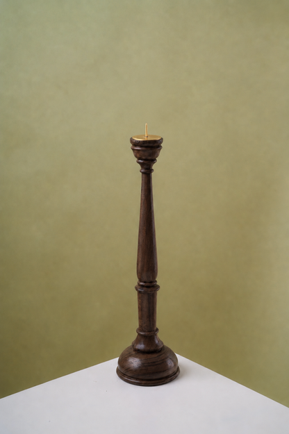 Teak wood Candle stand
