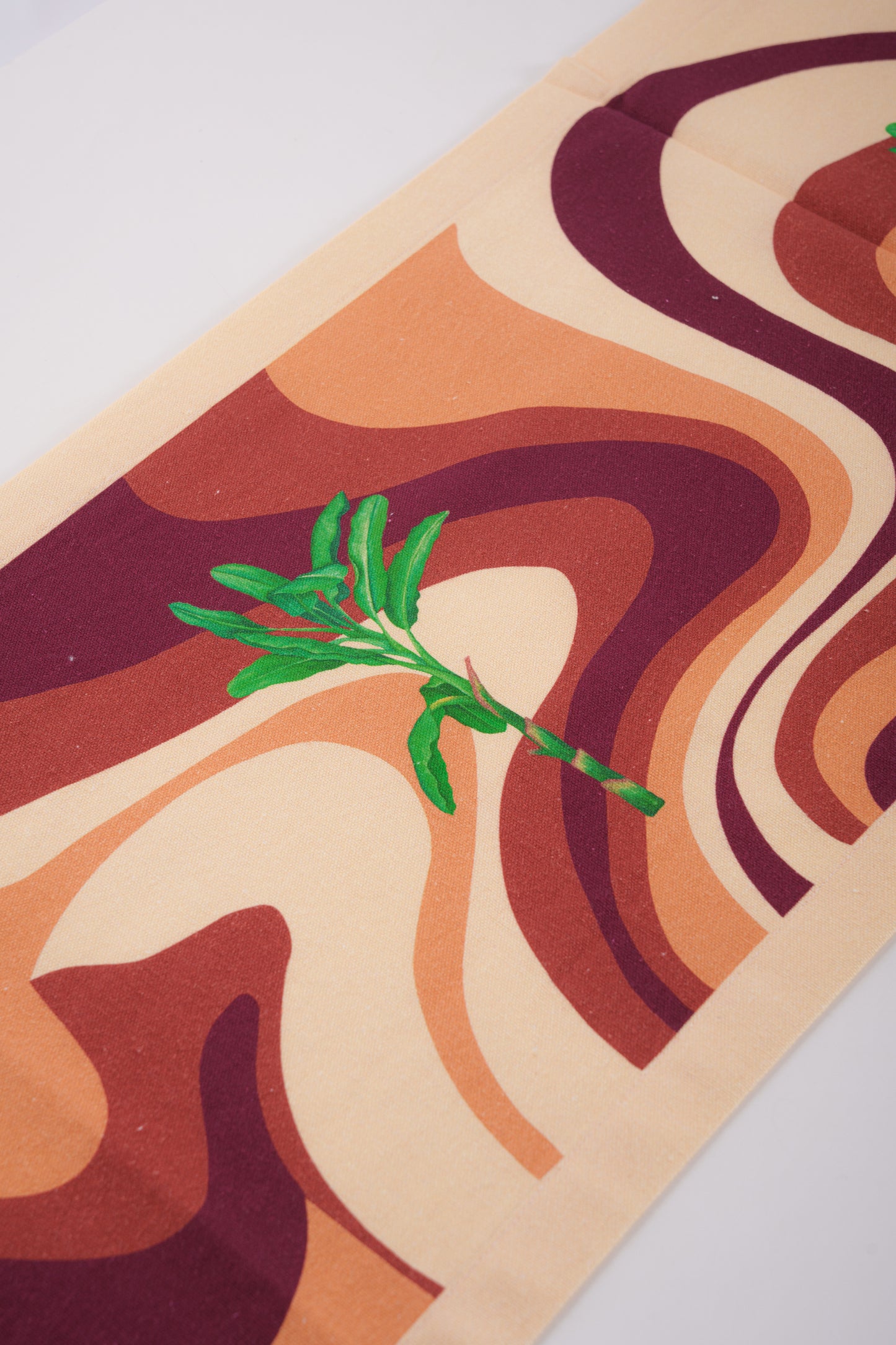 Floral Prints on Waves Runner