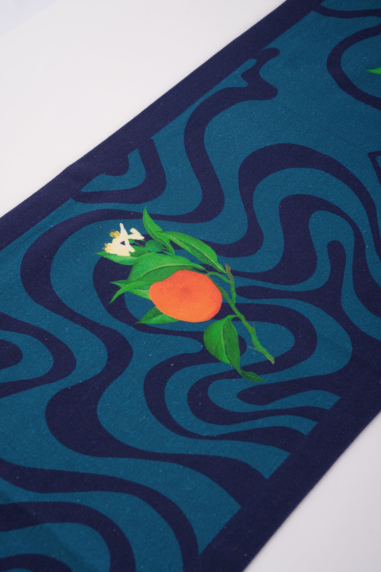 Floral Prints on Waves Runner