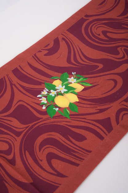 Floral Prints on Waves Runner