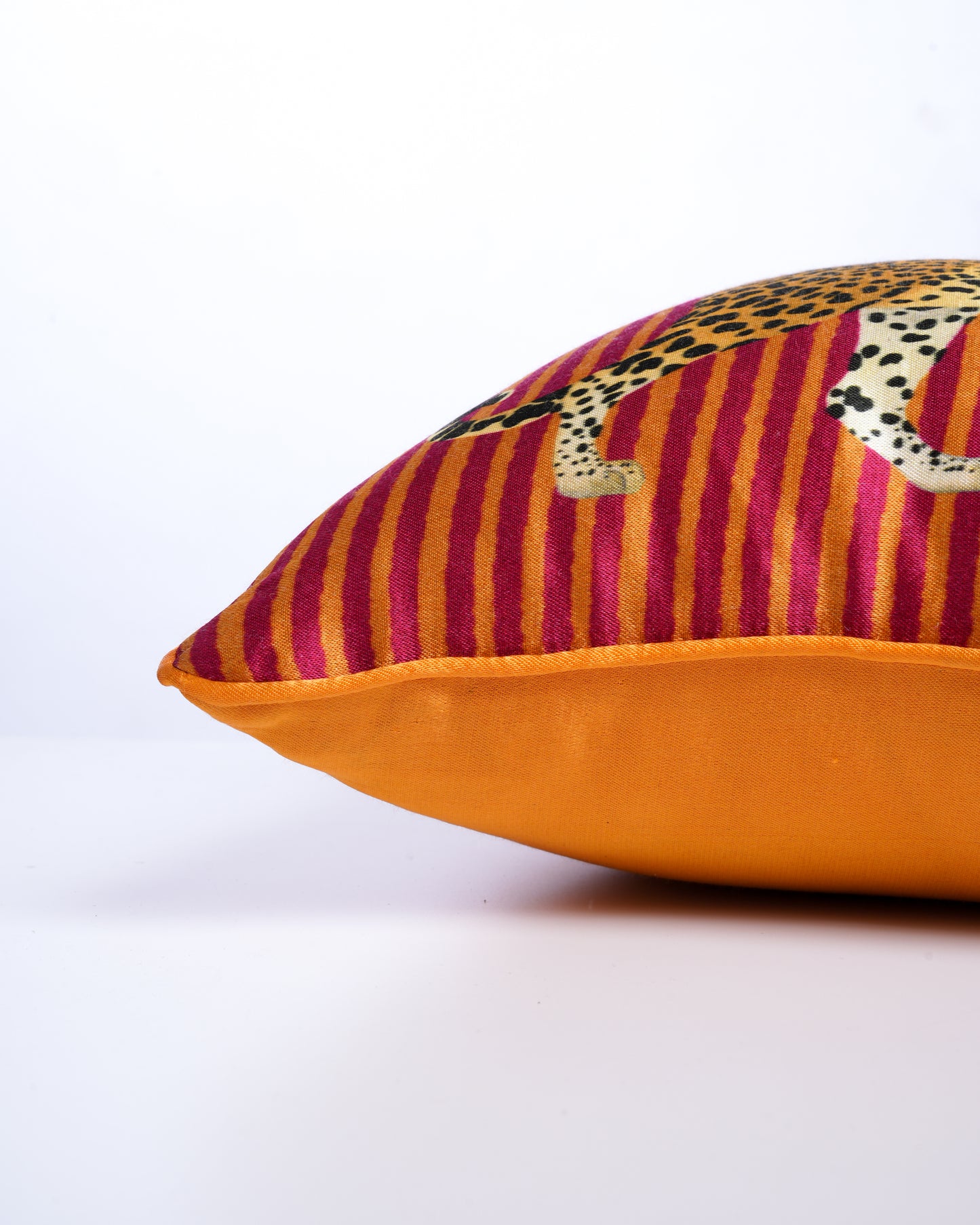 Striped Leopard cushion cover