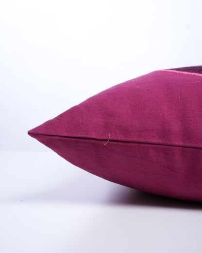 Round patch cushion cover