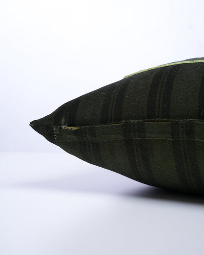 Tiger printed patch cushion cover