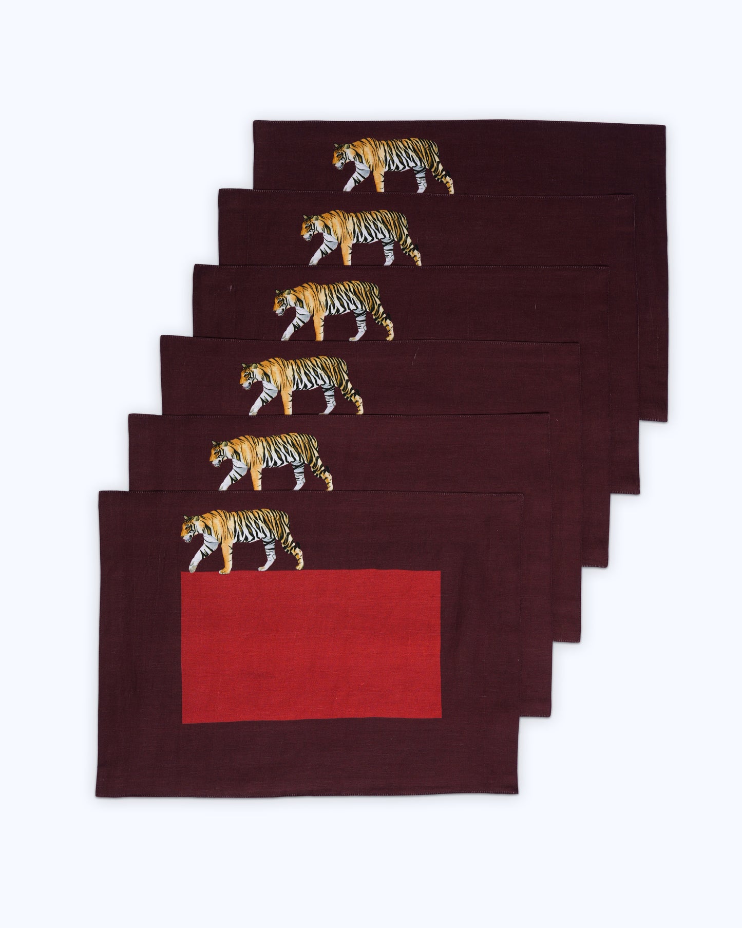 Colour block table mats (set of 6)