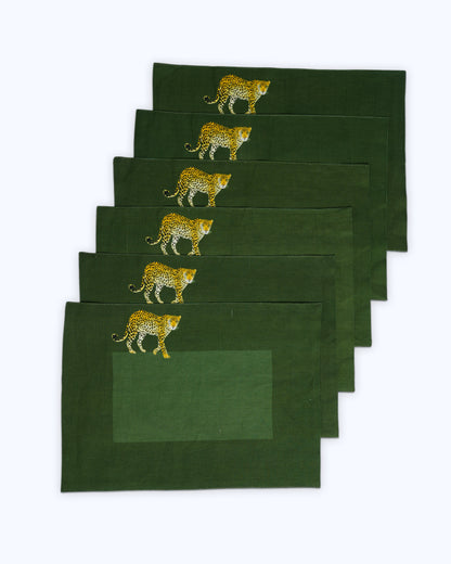 Colour block table mats (set of 6)