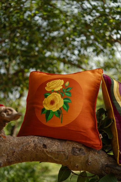 Round Grandient Print cushion cover