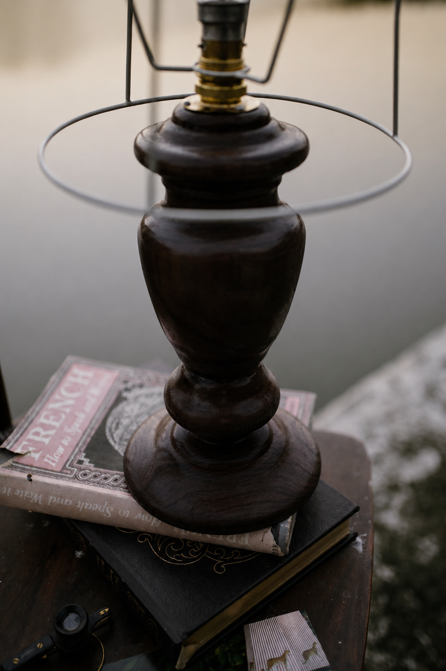 Teak Wood Table lamp