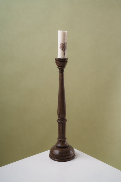Teak wood Candle stand