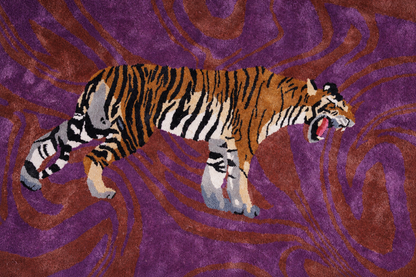 Hand Tufted Tiger Rug