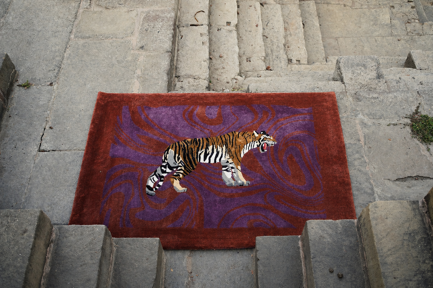 Hand Tufted Tiger Rug
