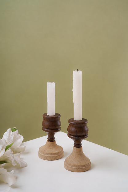 Sandstone Candle Stand Big