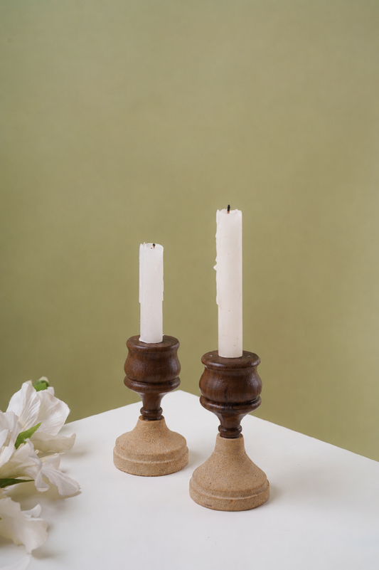 Sandstone Candle Stand Big